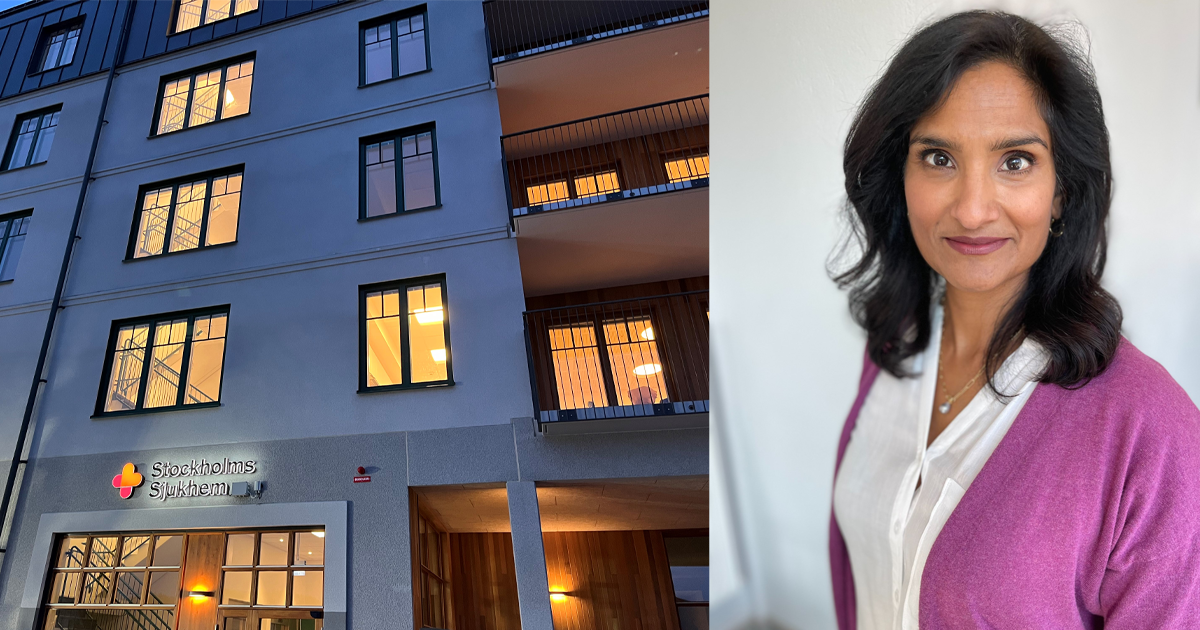 Madhuri Gogineni, överläkare Palliativ vård Stockholms Sjukhem, kommer och håller föreläsning på äldreboendet Nyckelharpan i Upplands Väsby.